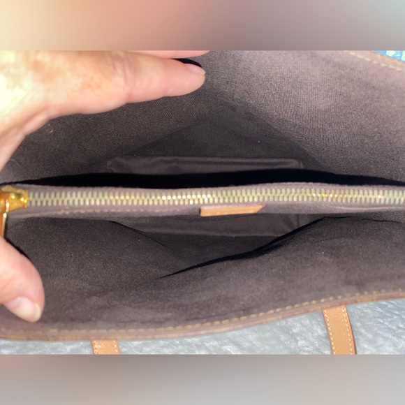 CELINE - Macadam bag - brown coated canvas with beige leather **FINAL PRICE** - Picture 11 of 16